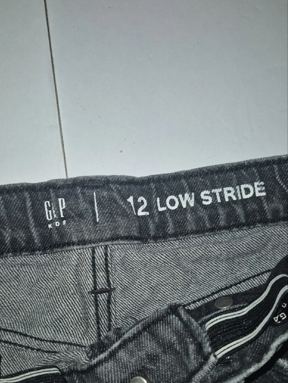 Girls Distressed Black Wide-Leg Jeans